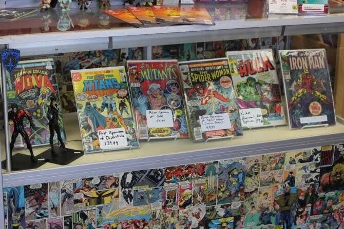 Comic book store in Berlin River City Comics