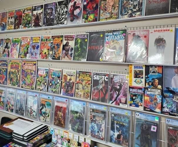 Comic book store in Arab Green Brother's Comics