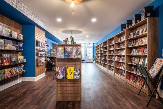 Comic book store in Philadelphia Multiverse