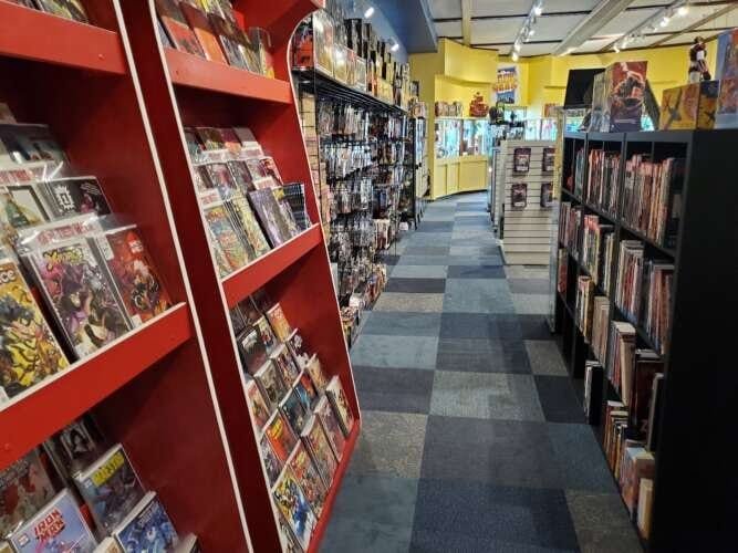 Comic book store in Front Royal Main Street Geek