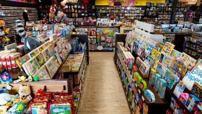 Comic book store in Eugene Radar Toys