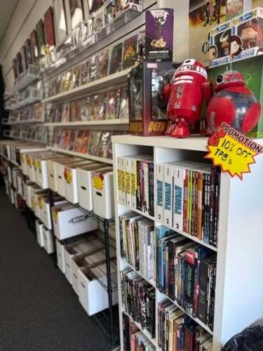 Comic book store in Sun City Bird City Comics