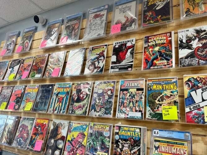Comic book store in Houston Space City Comics