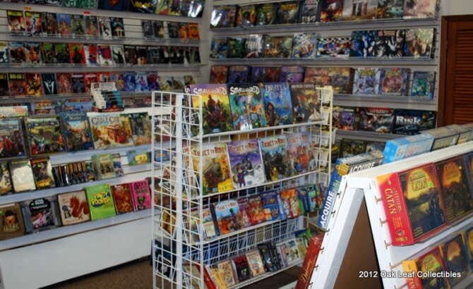 Comic book store in Mason City Oak Leaf Comics & Collectibles