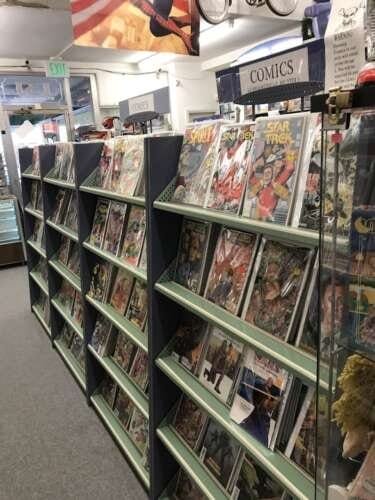 Comic book store in Havre De Grace Washington Street Books & Music