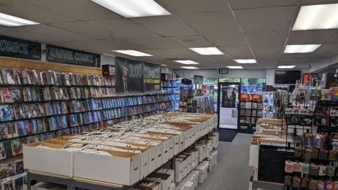 Comic book store in Salt Lake City Dr. Volt's Comic Connection