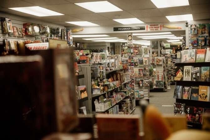 Comic book store in Red Hook Megabrain Comics
