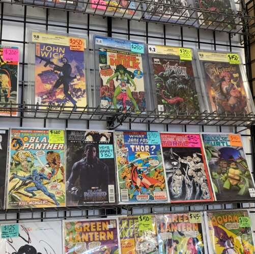 Comic book store in Tempe Justice Comics