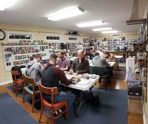 Comic book store in Henderson Knight's Comics & Games