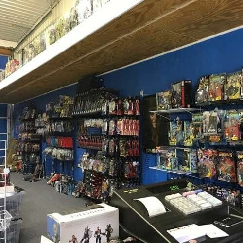 Comic book store in Dover They're Action Figures