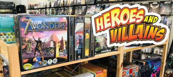 Comic book store in Tucson Heroes & Villains