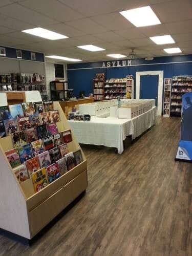 Comic book store in Marietta Asylum Comics