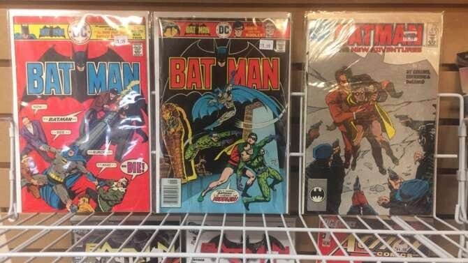 Comic book store in Columbia Rock Bottom Comics