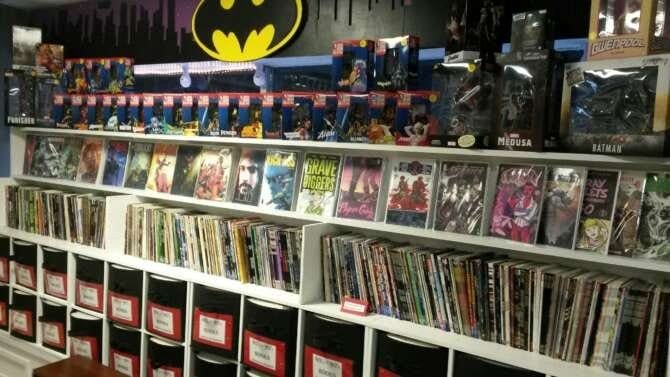 Comic book store in Buffalo Empire Comics