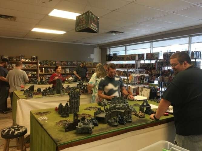 Comic book store in Beckley Fama's Comics