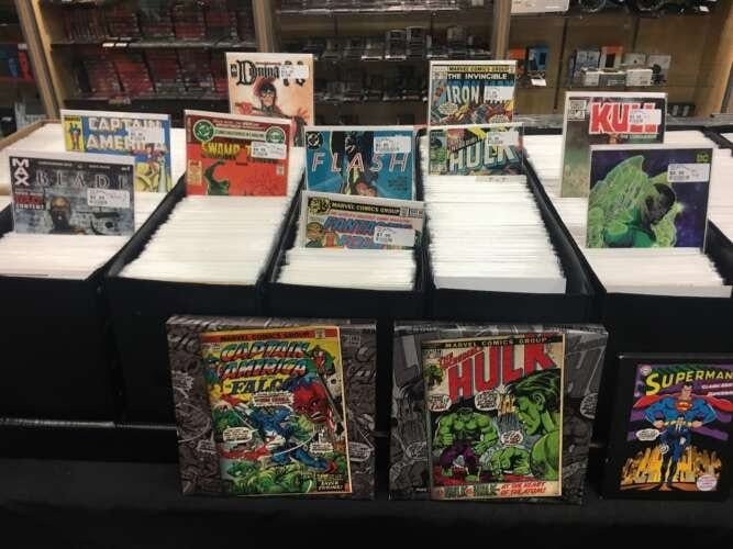 Comic book store in Burton Media Reload