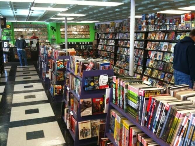 Comic book store in Willow Grove Brave New Worlds