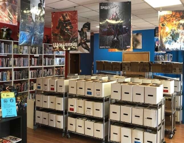 Comic book store in Arlington Magic Dragon Comics
