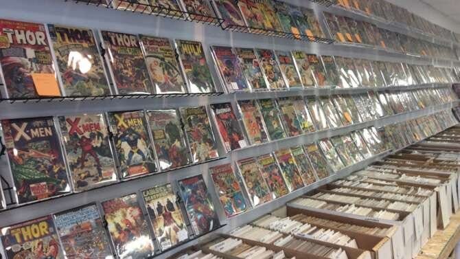 Comic book store in Blackwood Panther Comics