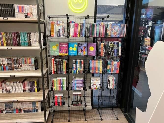 Comic book store in New York Manga Spot