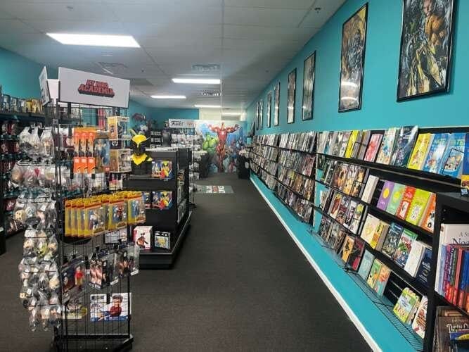 Comic book store in Flat Rock Galaxy’s Most Wanted Comics