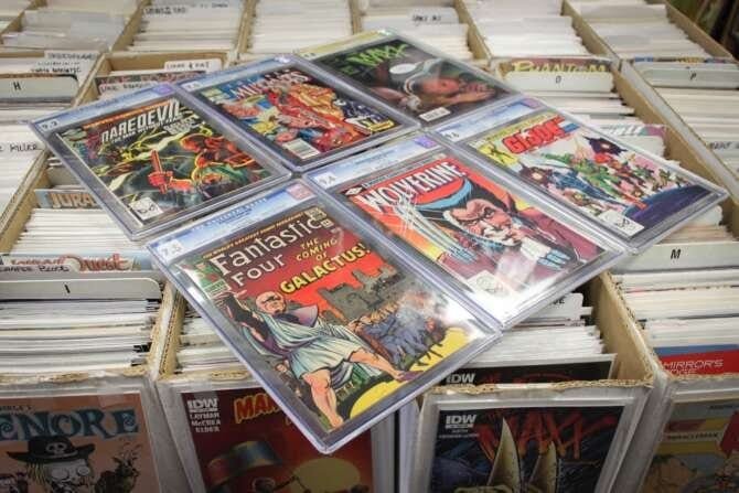 Comic book store in Sacramento World's Best Comics and Toys