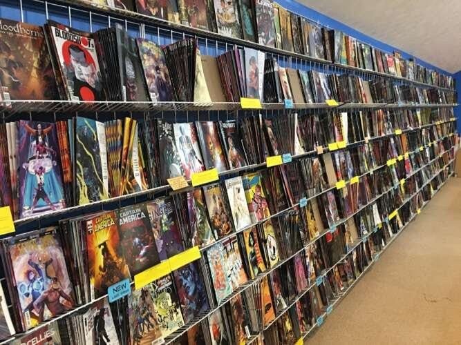 Comic book store in McMurray Pittsburgh Comics