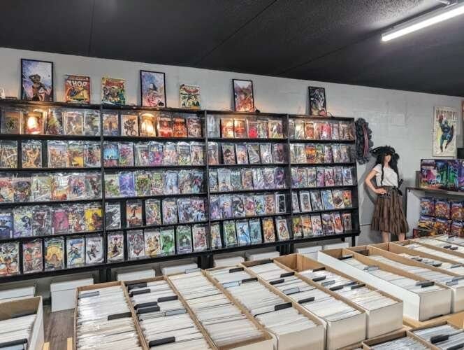 Comic book store in Rossville Myth & Fable: Comics and Cosplay