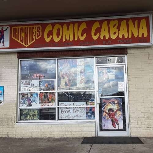 Comic book store in Waterbury Richie's Comic Cabana