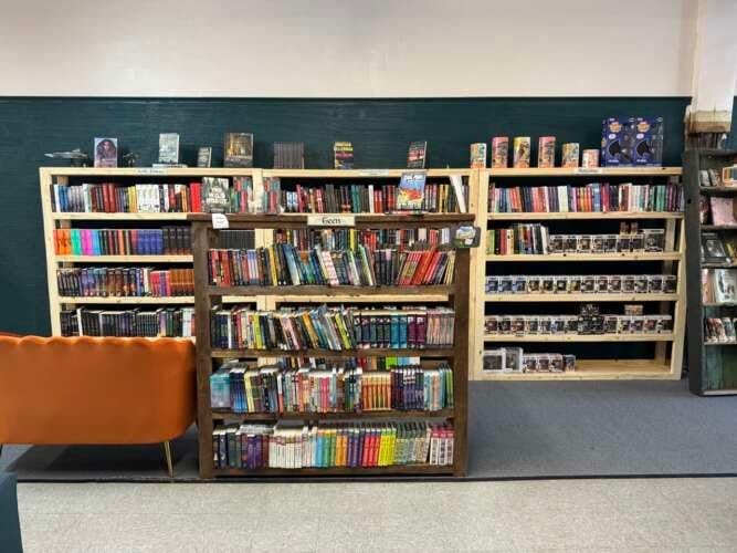 Comic book store in Winterset Quest Haven Books & Comics