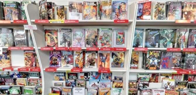 Comic book store in Oakland Dr. Comics & Mr. Games