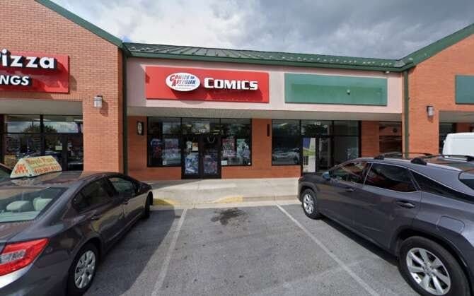 Comic book store in Columbia Comics To Astonish